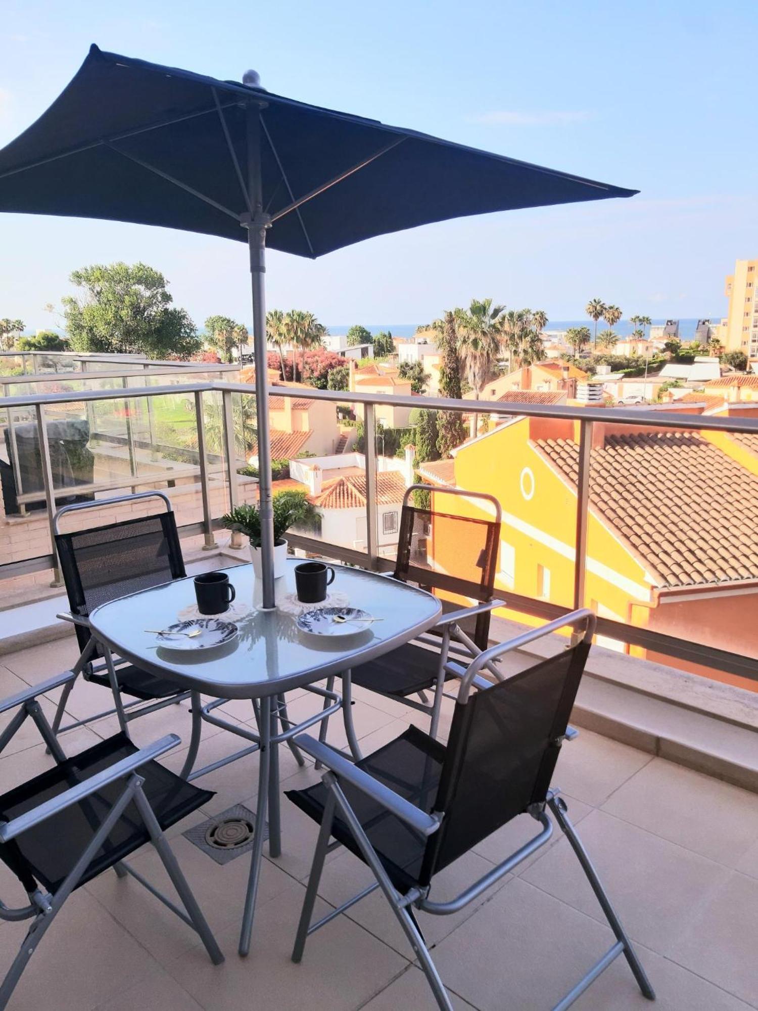 Apartamento Aurora Con Terraza Y Vistas Al Mar Playa Dış mekan fotoğraf
